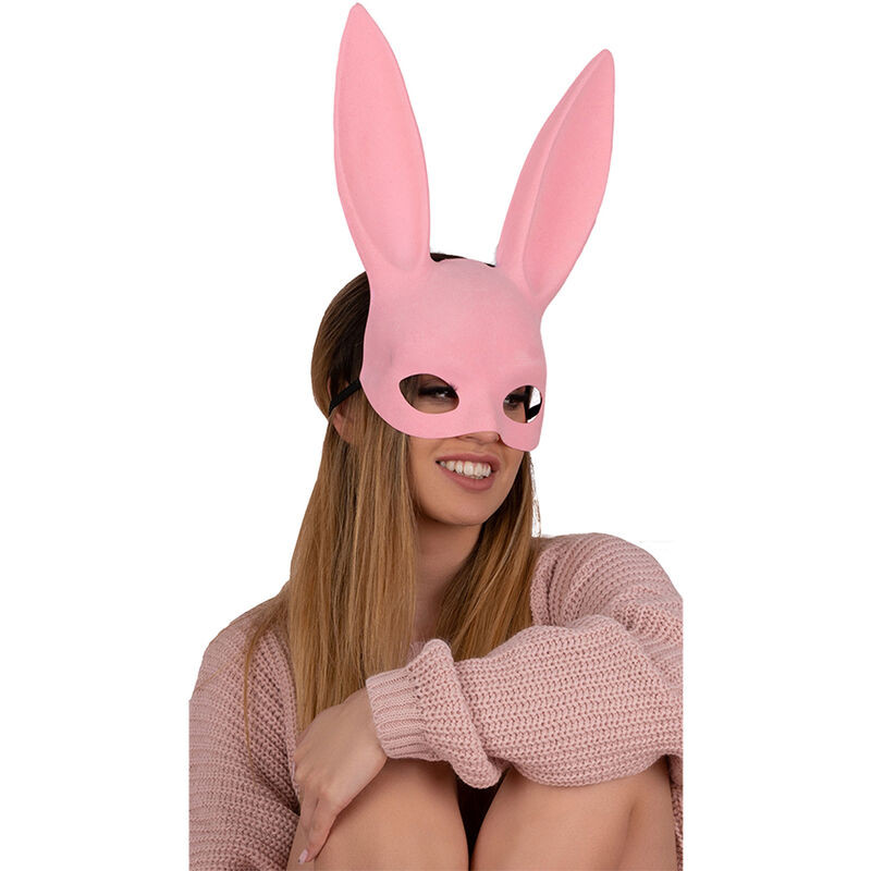 Livco Corsetti Fashion - Masque Kohu Lapin Rose Mj009 Taille Unique